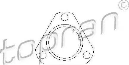 Topran 501 280 - Прокладка, труба выхлопного газа unicars.by