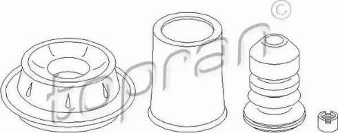 Topran 108 556 - Опора стойки амортизатора, подушка unicars.by