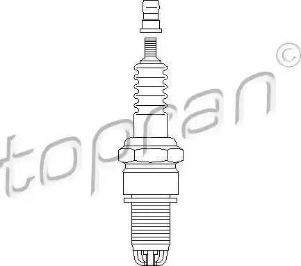 Topran 107 851 - Свеча зажигания unicars.by