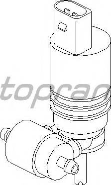 Topran 107 819 755 - Водяной насос, система очистки окон unicars.by