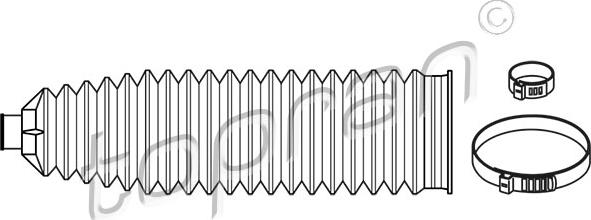Topran 207 165 - Комплект пыльника, рулевое управление unicars.by