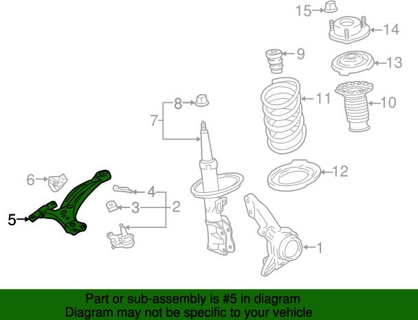 TOYOTA 480680E060 - Рычаг подвески колеса unicars.by