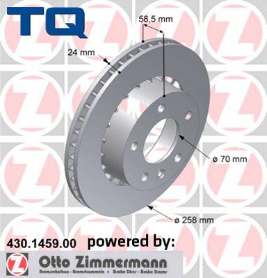 TQ TQ-BD0804 - Тормозной диск unicars.by