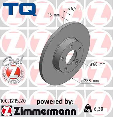 TQ 229446 - Тормозной диск unicars.by