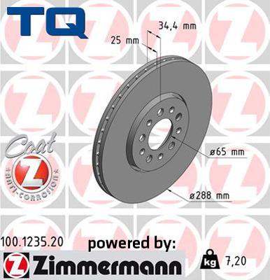 TQ 229448 - Тормозной диск unicars.by