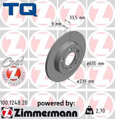 TQ 229451 - Тормозной диск unicars.by