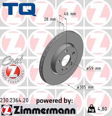 TQ 229475 - Тормозной диск unicars.by