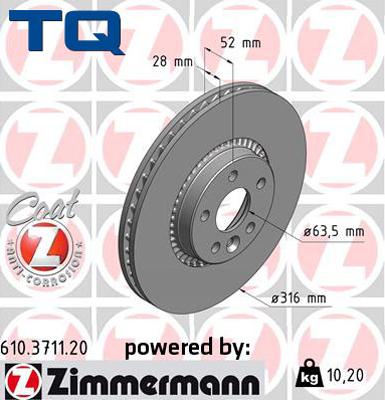 TQ 229506 - Тормозной диск unicars.by