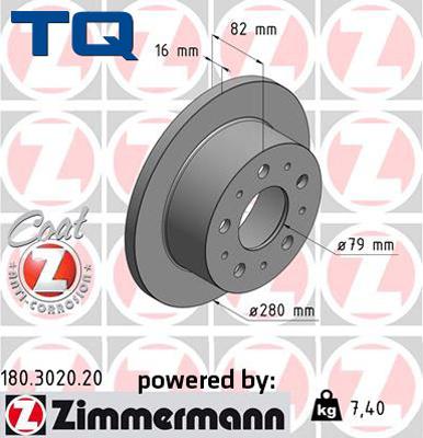 TQ 222618 - Тормозной диск unicars.by