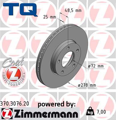 TQ 222748 - Тормозной диск unicars.by