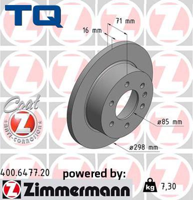 TQ 222758 - Тормозной диск unicars.by