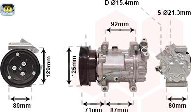 TQ TQ-4300K401 - Компрессор кондиционера unicars.by