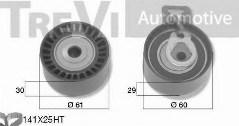 Trevi Automotive KD1475 - Комплект зубчатого ремня ГРМ unicars.by