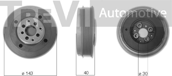 Trevi Automotive PC1089 - Шкив коленчатого вала unicars.by