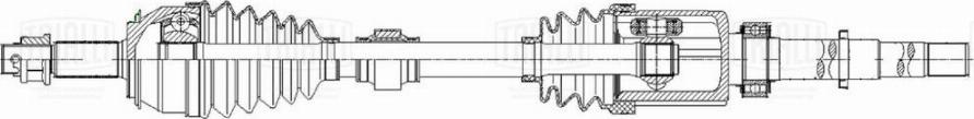 Trialli AR 1462 - Приводной вал unicars.by