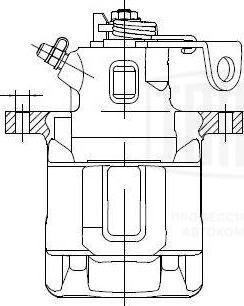 Trialli CF 182014 - Тормозной суппорт unicars.by