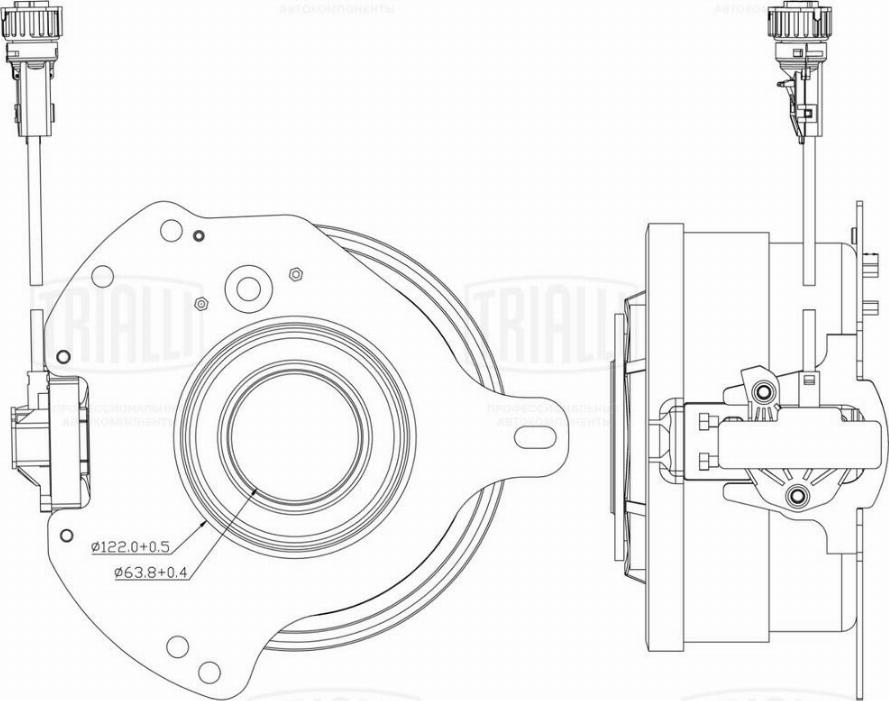 Trialli CT 120 - Центральный выключатель, система сцепления unicars.by