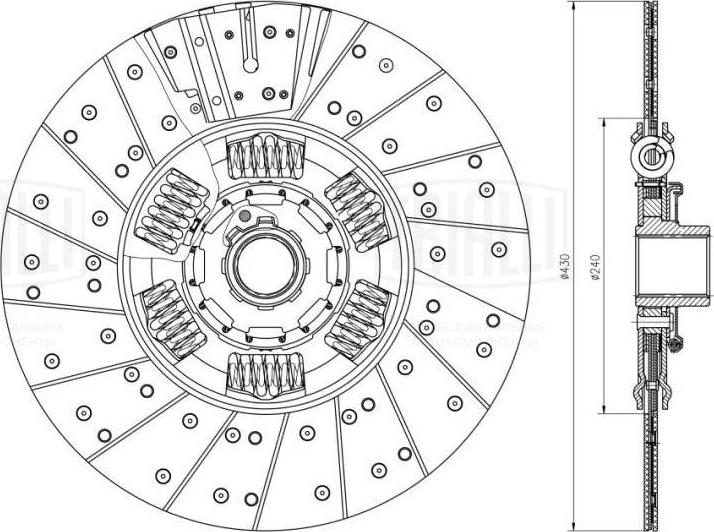 Trialli FD 401 - Диск выключения, система сцепления unicars.by