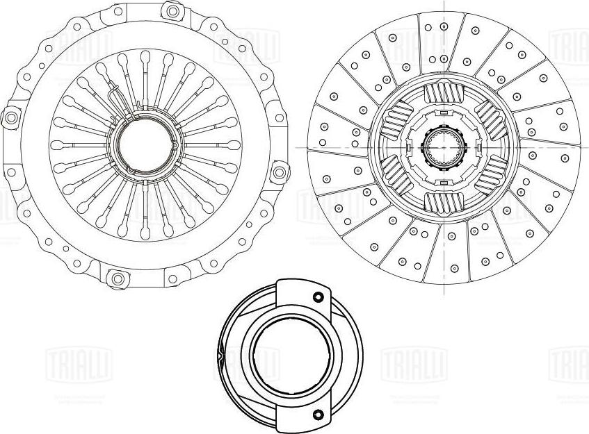 Trialli FR 820 - Комплект сцепления unicars.by