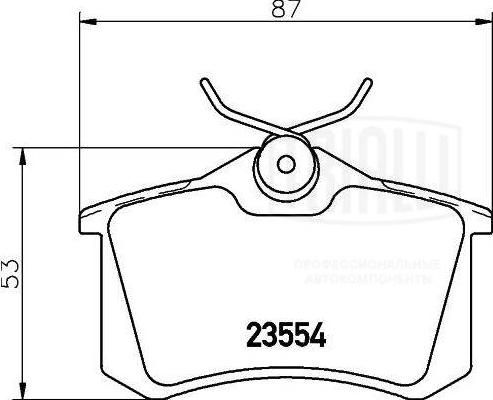 Trialli PF 4121 - Тормозные колодки, дисковые, комплект unicars.by