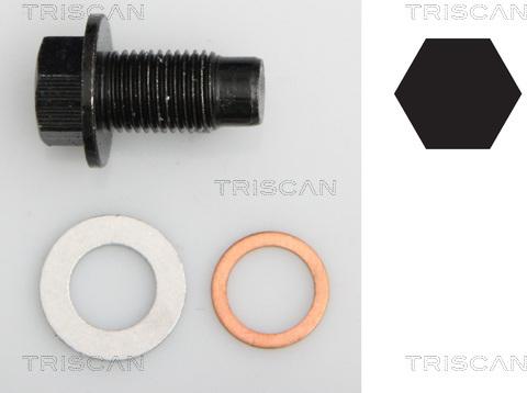 Triscan 9500 1020 - Резьбовая пробка, масляный поддон unicars.by