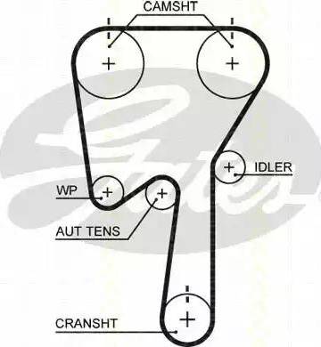 Triscan 8647 10073 - Комплект зубчатого ремня ГРМ unicars.by