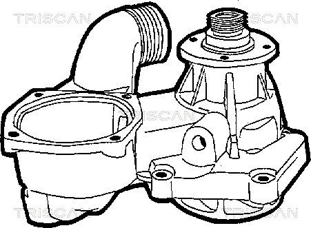 Triscan 8600 11005 - Водяной насос unicars.by