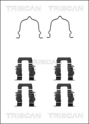 Triscan 8105 501562 - Комплектующие для колодок дискового тормоза unicars.by