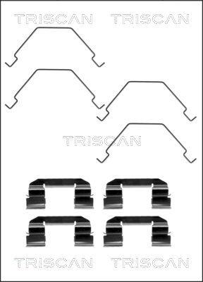 Triscan 8105 501583 - Комплектующие для колодок дискового тормоза unicars.by