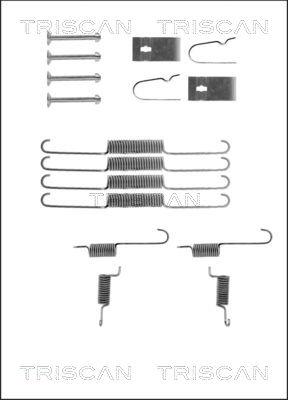 Triscan 8105 502502 - Комплектующие, барабанный тормозной механизм unicars.by