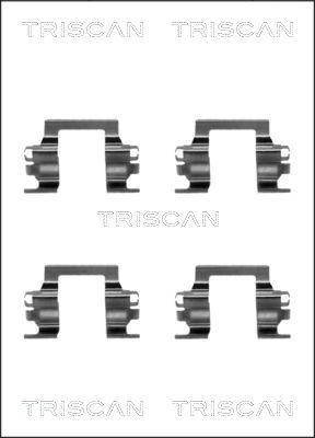 Triscan 8105 601609 - Комплектующие для колодок дискового тормоза unicars.by