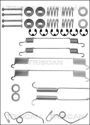 Triscan 8105 162510 - Комплектующие, барабанный тормозной механизм unicars.by