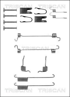 Triscan 8105 162588 - Комплектующие, барабанный тормозной механизм unicars.by