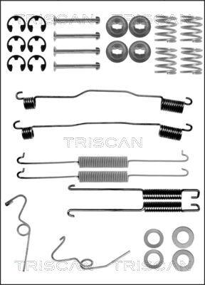 Triscan 8105 162038 - Комплектующие, барабанный тормозной механизм unicars.by