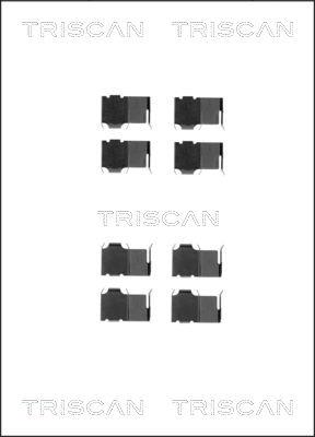 Triscan 8105 101522 - Комплектующие для колодок дискового тормоза unicars.by