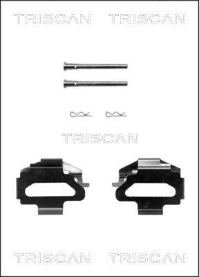 Triscan 8105 101575 - Комплектующие для колодок дискового тормоза unicars.by