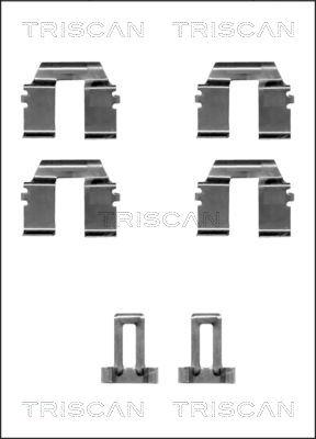 Triscan 8105 101616 - Комплектующие для колодок дискового тормоза unicars.by