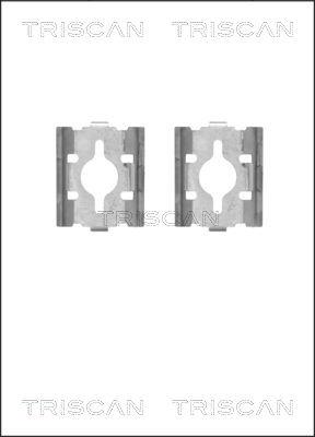 Triscan 8105 101628 - Комплектующие для колодок дискового тормоза unicars.by