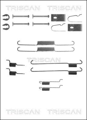 Triscan 8105 102595 - Комплектующие, барабанный тормозной механизм unicars.by