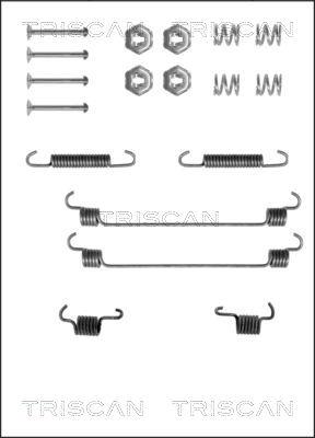 Triscan 8105 102525 - Комплектующие, барабанный тормозной механизм unicars.by