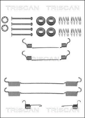 Triscan 8105 102572 - Комплектующие, барабанный тормозной механизм unicars.by