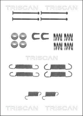 Triscan 8105 102606 - Комплектующие, барабанный тормозной механизм unicars.by