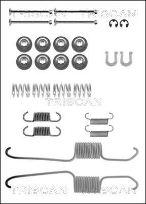 Triscan 8105 102615 - Комплектующие, барабанный тормозной механизм unicars.by