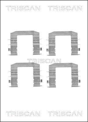 Triscan 8105 181009 - Комплектующие для колодок дискового тормоза unicars.by