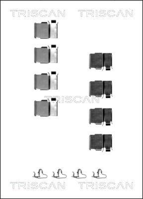 Triscan 8105 131624 - Комплектующие для колодок дискового тормоза unicars.by