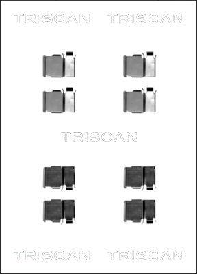 Triscan 8105 131620 - Комплектующие для колодок дискового тормоза unicars.by