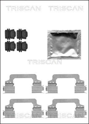 Triscan 8105 171602 - Комплектующие для колодок дискового тормоза unicars.by