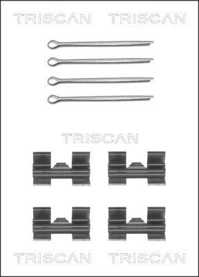 Triscan 8105 171001 - Комплектующие для колодок дискового тормоза unicars.by