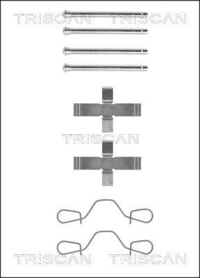 Triscan 8105 291410 - Комплектующие для колодок дискового тормоза unicars.by