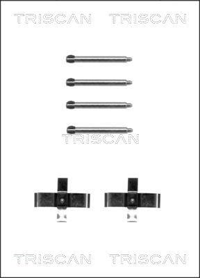 Triscan 8105 231581 - Комплектующие для колодок дискового тормоза unicars.by